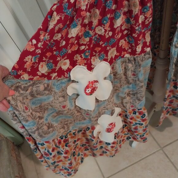 2406 Jeaniemade Size 14 Alfred Dunner Upcycled Stretch Jean Jacket - Picture 4 of 10